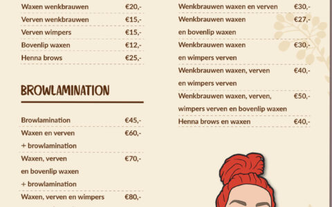 Menu wenkbrauwdokter